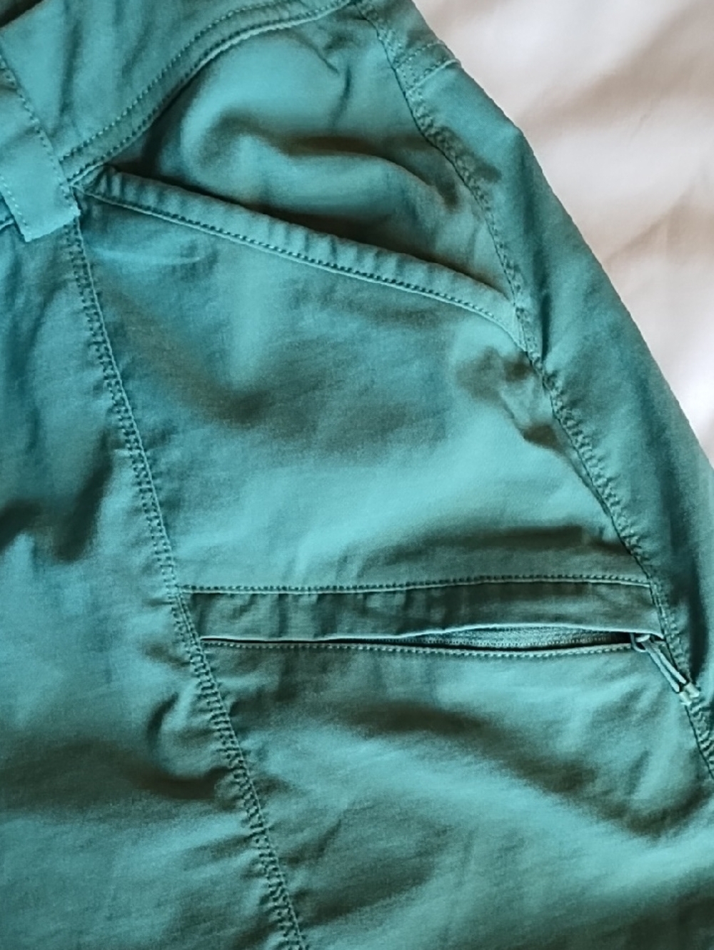Duluth Trading Co Teal Mini Skirt/skort - Picture 3 of 7